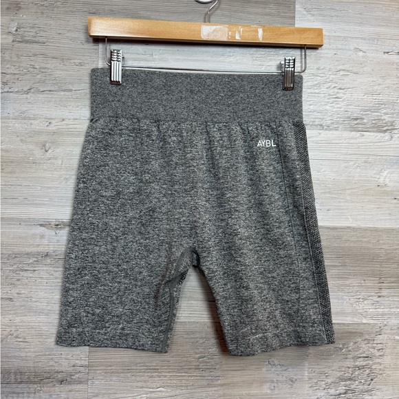 AYBL Empower Seamless Shorts - Black Marl - Size Large - Picture 14 of 14